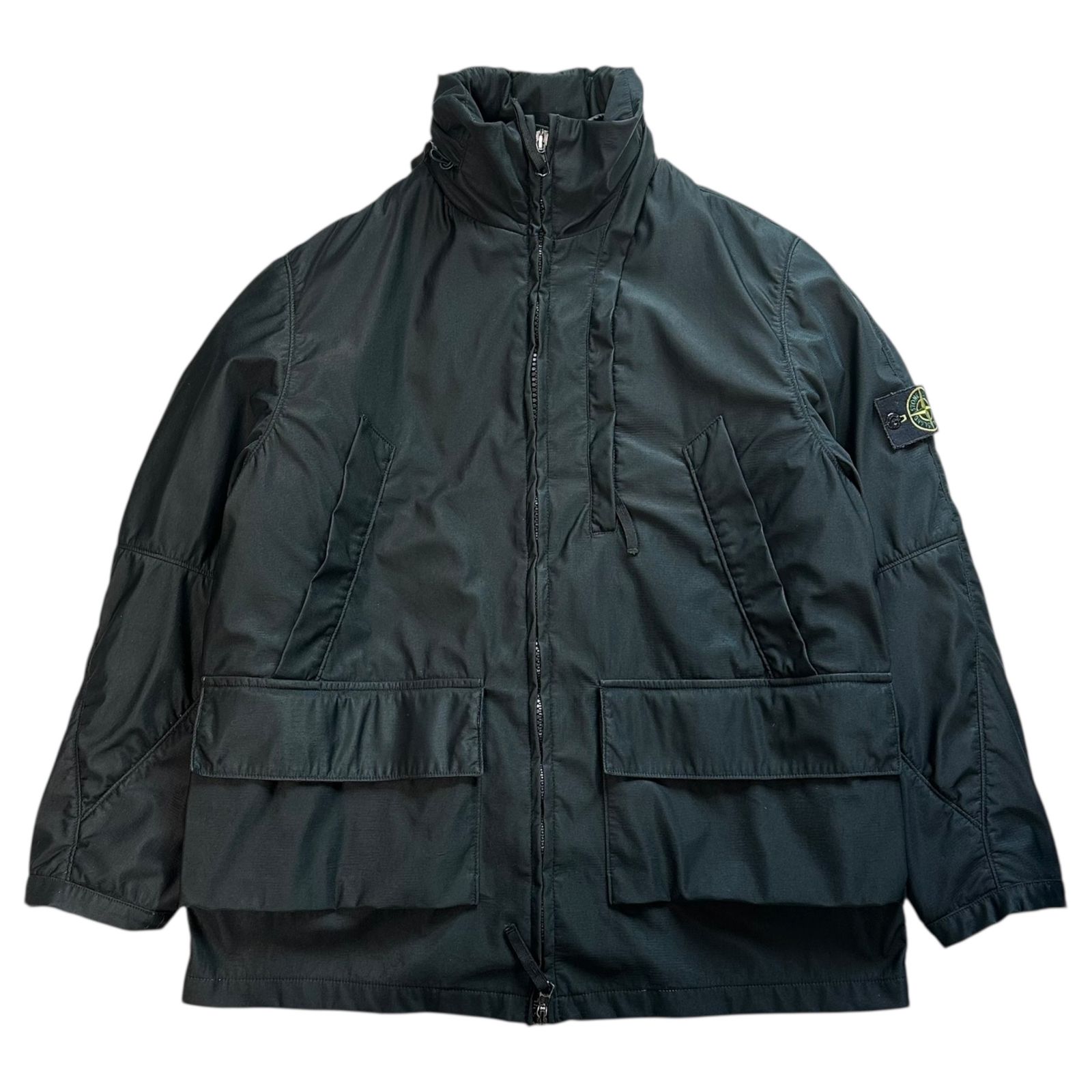 STONE ISLAND ストーンアイランド 2000 AW 3 WAY Nylam Jacket ナイラム ジャケット ライナー付 |A M ブラック 00 s マウンテンパーカー キルティング 品 アーカイブ