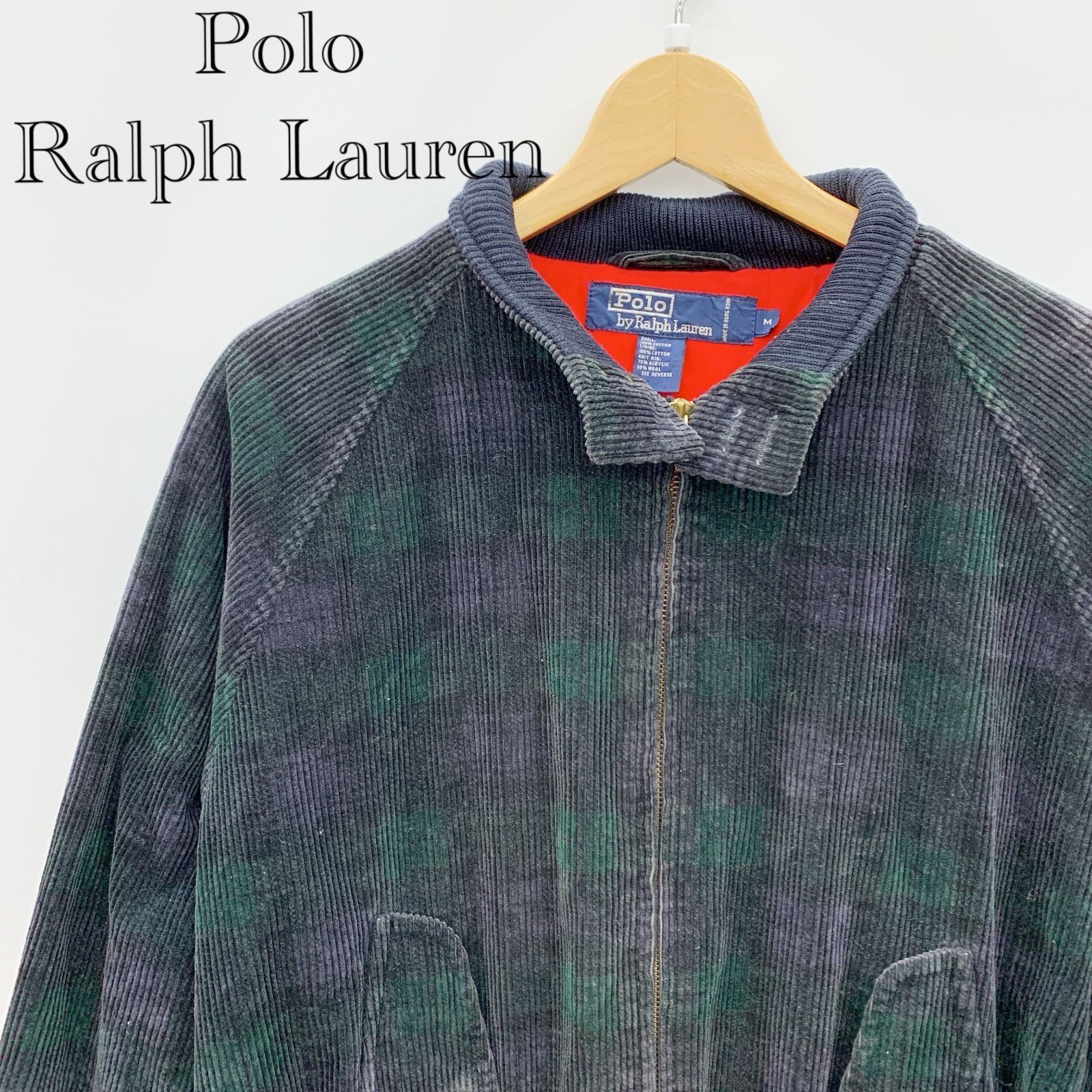 Polo By Ralph Lauren ポロ ラルフローレン コーデュロイジャケット Mサイズ チェック メンズ