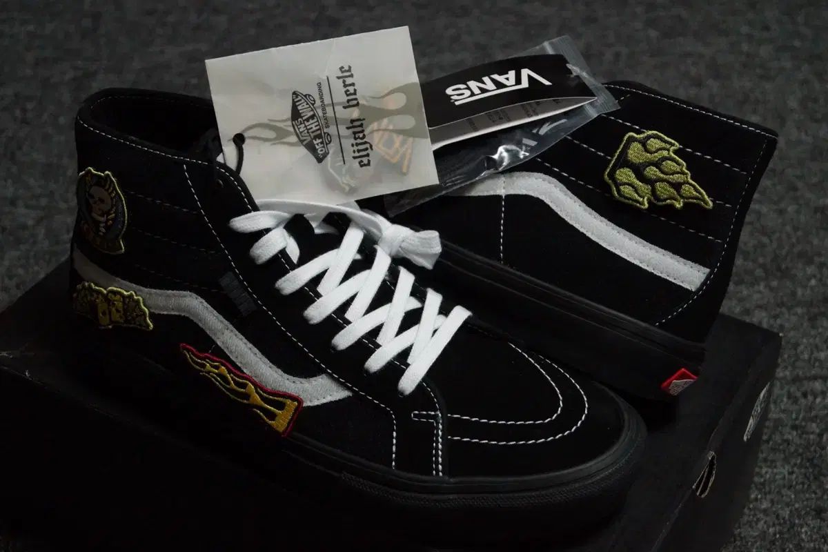  310 ヴァンズ スケート X エリヤ ベール ハイ デコン スニーカー 靴