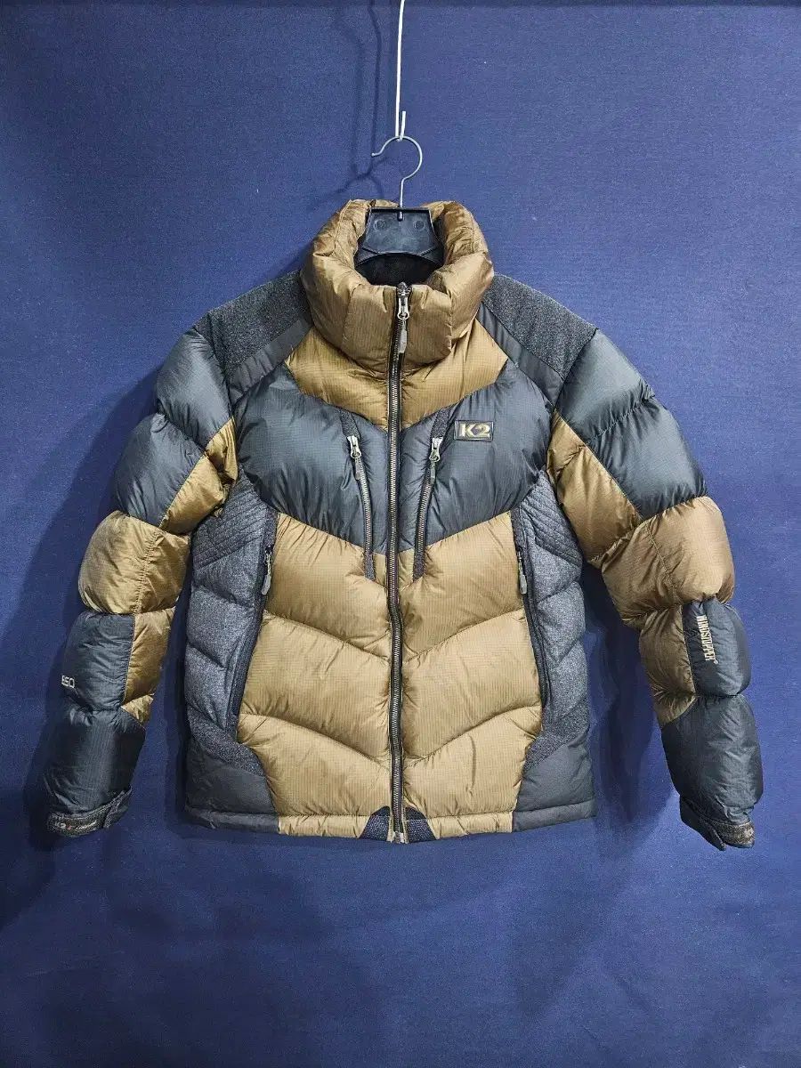 K 2 850フィル ウィンドストッパー ツートンカラー メンズ スリムフィット 95 グースダウン ダウン