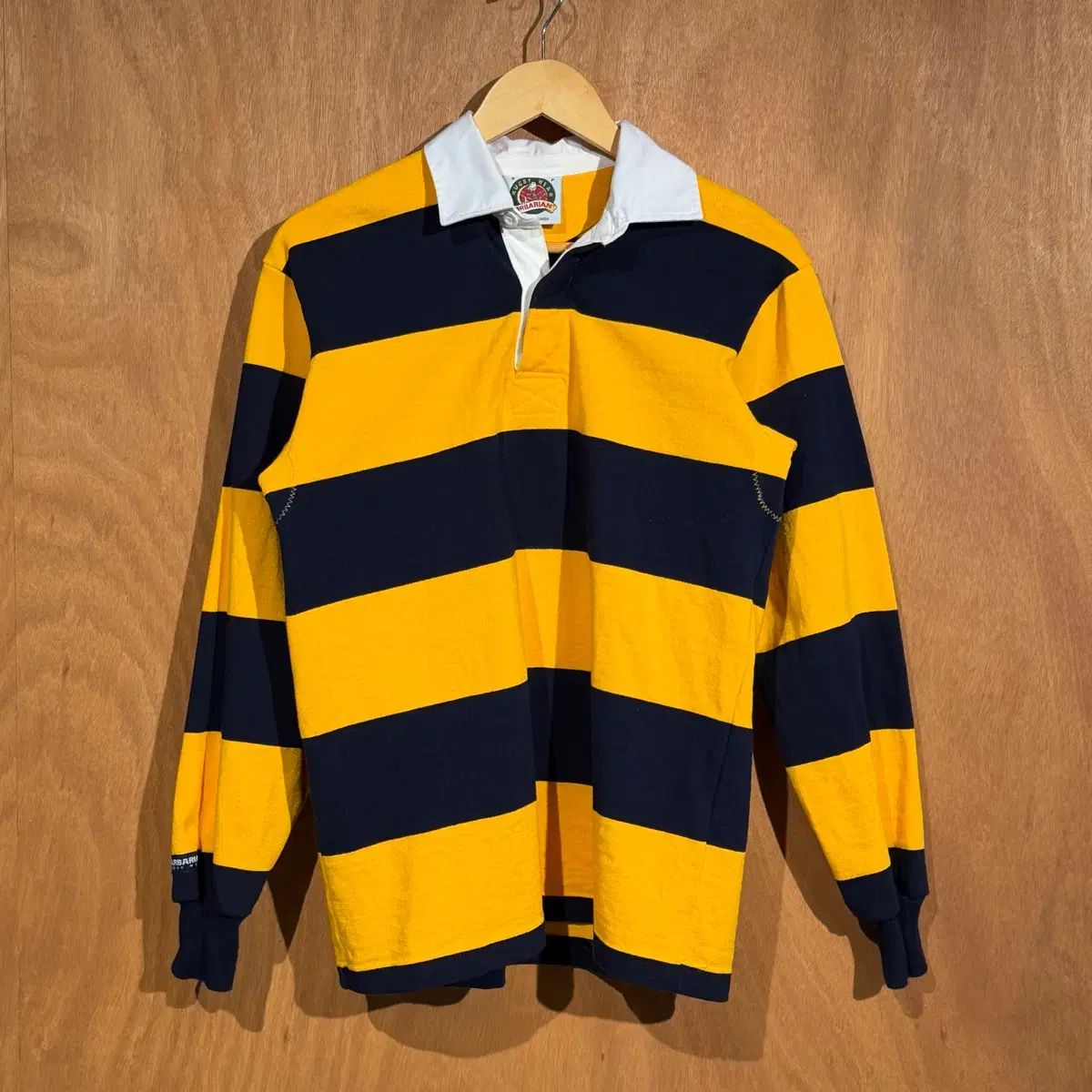 バーバリアン ラグビーシャツ s
