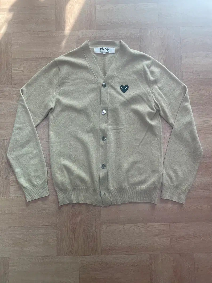 COMME des GARCONS コム デ ギャルソン カーディガン ベージュ L サイズ