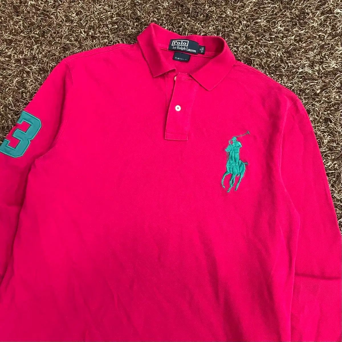 M ポロラルフローレン ビックポニー カラ ロングスリーブ