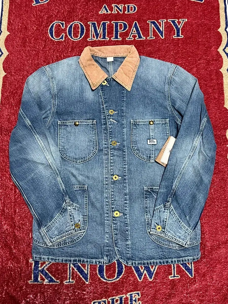 RRA コーデュロイ カラー Indigo デニム ジャケット