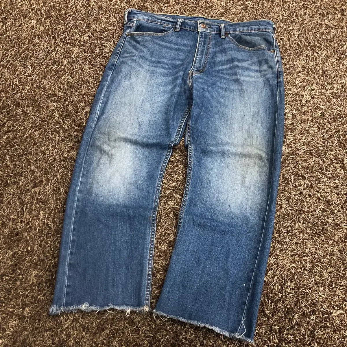 36 リーバイス 505 ウォッシュ カットオフ デニム パンツ リーバイス 0 