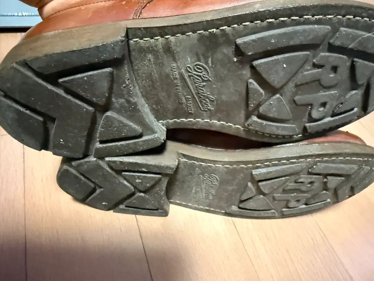  パラブーツ シャンボード マルーン uk 8 42 270 ローファー ブーツ 革靴