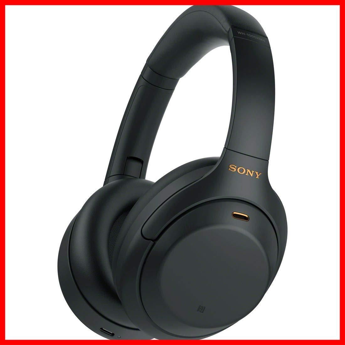 マイク付 密閉型 2020年モデル 最大30時間連続再生 360 Alexa搭載|Bluetooth|ハイレゾ Reality LDAC| Audio認定モデル ブラック WH-1000 XM 4 ワイヤレスノイズキャンセリン