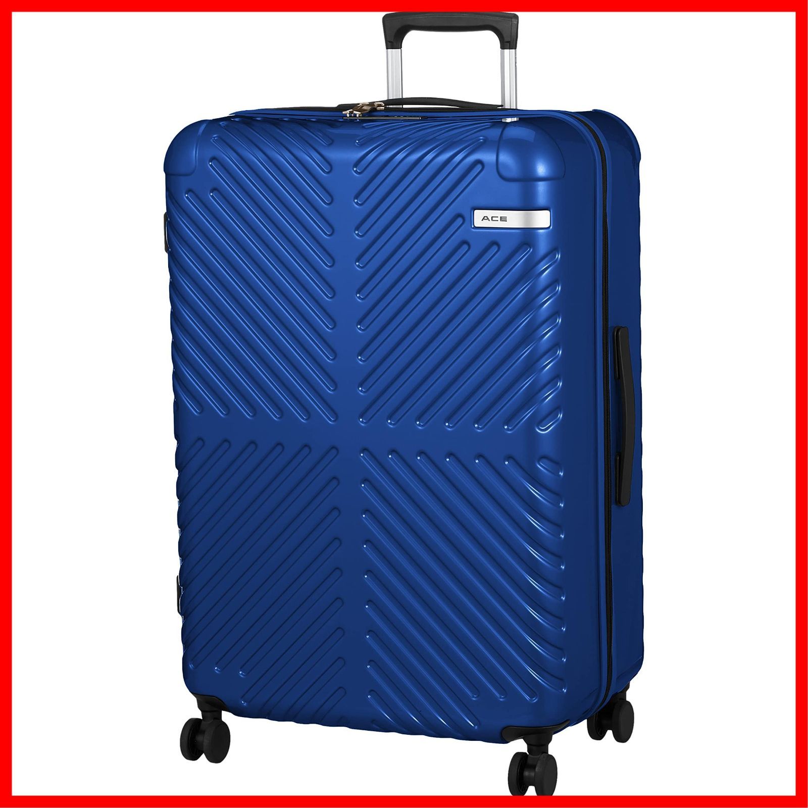 在庫処分 ACE エース スーツケース 大型 大容量 lサイズ 7泊8日 8泊9日 9泊10日 82 L 双輪キャスター 4.7 kg ラディアル No.06973 ブルー