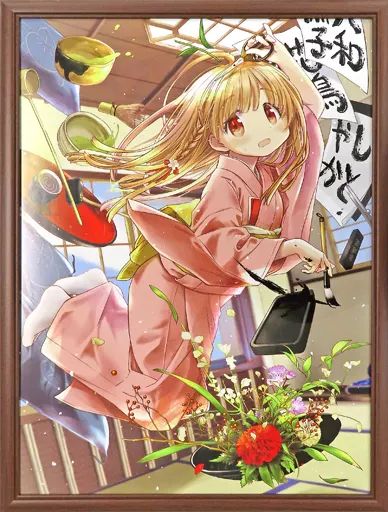 原画イラストボード 付属品付 蒼樹うめ 複製原画 大和撫子になりたいのに! 絵師100人展12