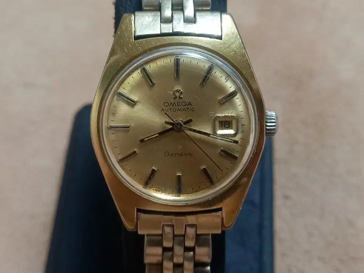 オメガ ヴィンテージ ジュネーブ オートマティック レディース ゴールド オーバーホール商品