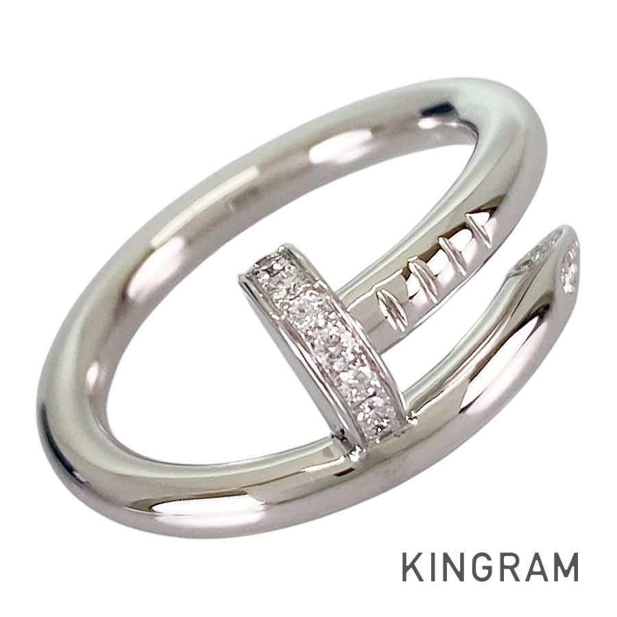 カルティエ Cartier ジュストアンクル K 18 WG ダイヤモンド リング sss