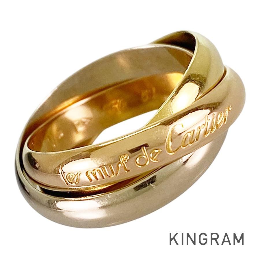 カルティエ Cartier トリニティ MM K 18 YG 11号 51 リング sss