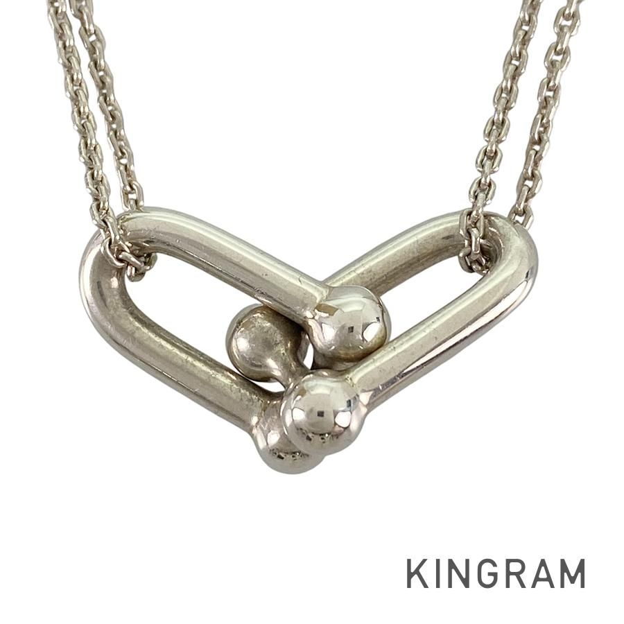 ティファニー TIFFANY-Co. ハードウェア ダブル リンク Sv 925 ネックレス ss