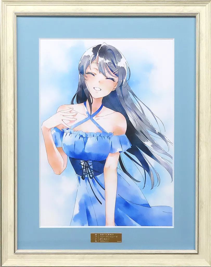中古】原画イラストボード 青春ブタ野郎はスクールメモリーの夢を見