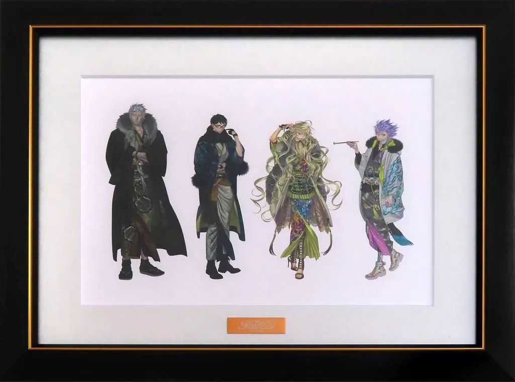 中古】原画イラストボード 付属品付)『ZONE-00』描き下ろし 和装ver