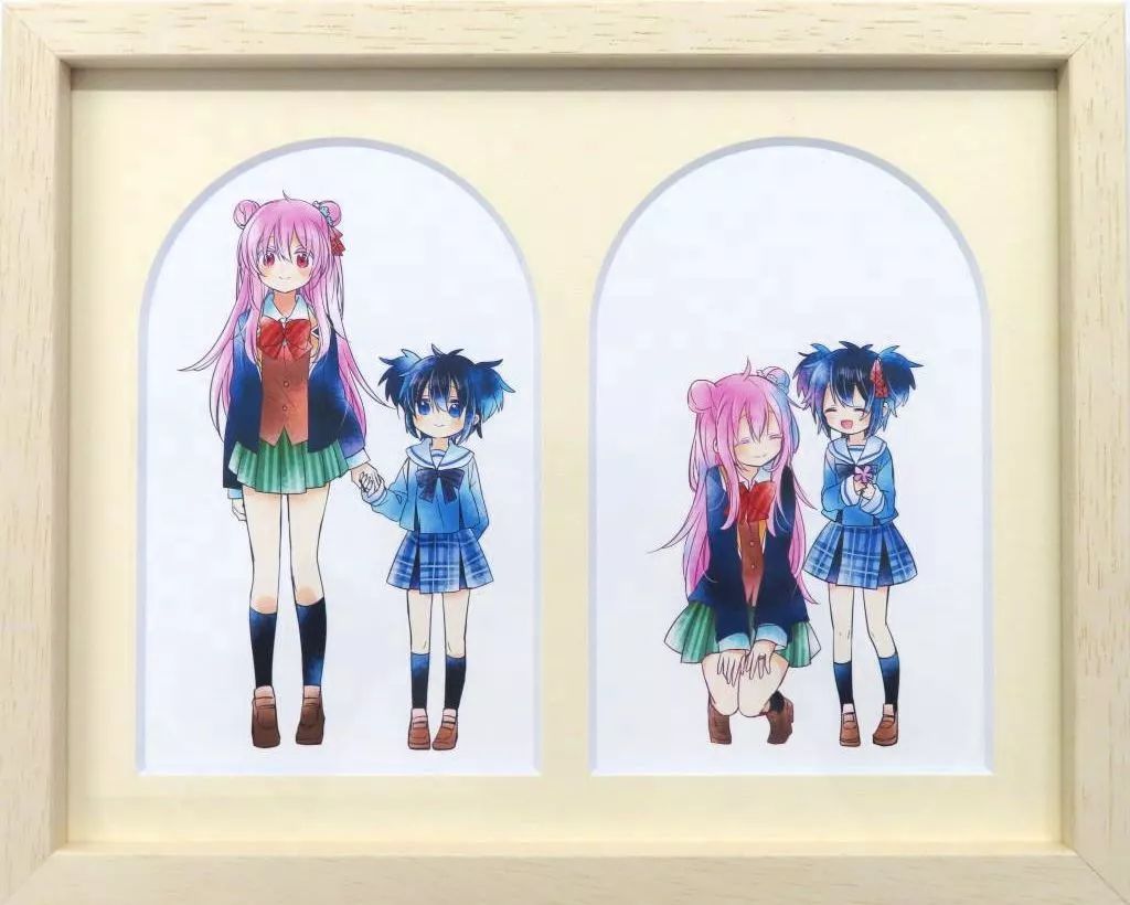 中古】原画イラストボード 付属品付)ハッピーシュガーライフ10th