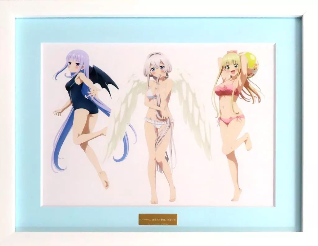 中古】原画イラストボード 付属品付)ワンルーム、日当たり普通、天使