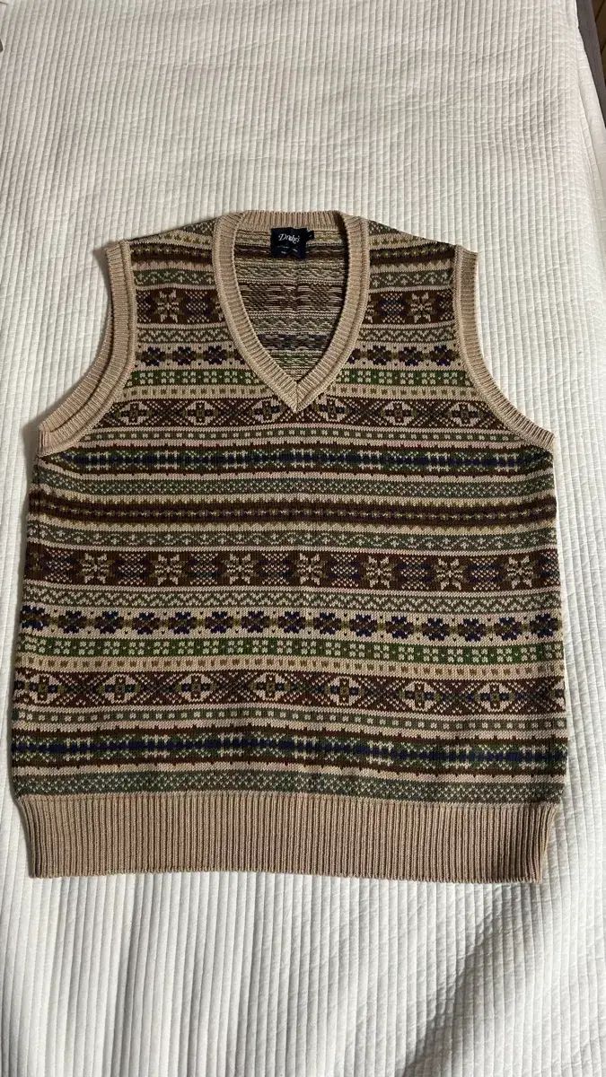 ドレイクス カシミア ブレンド フェアアイル ベスト L タグない
