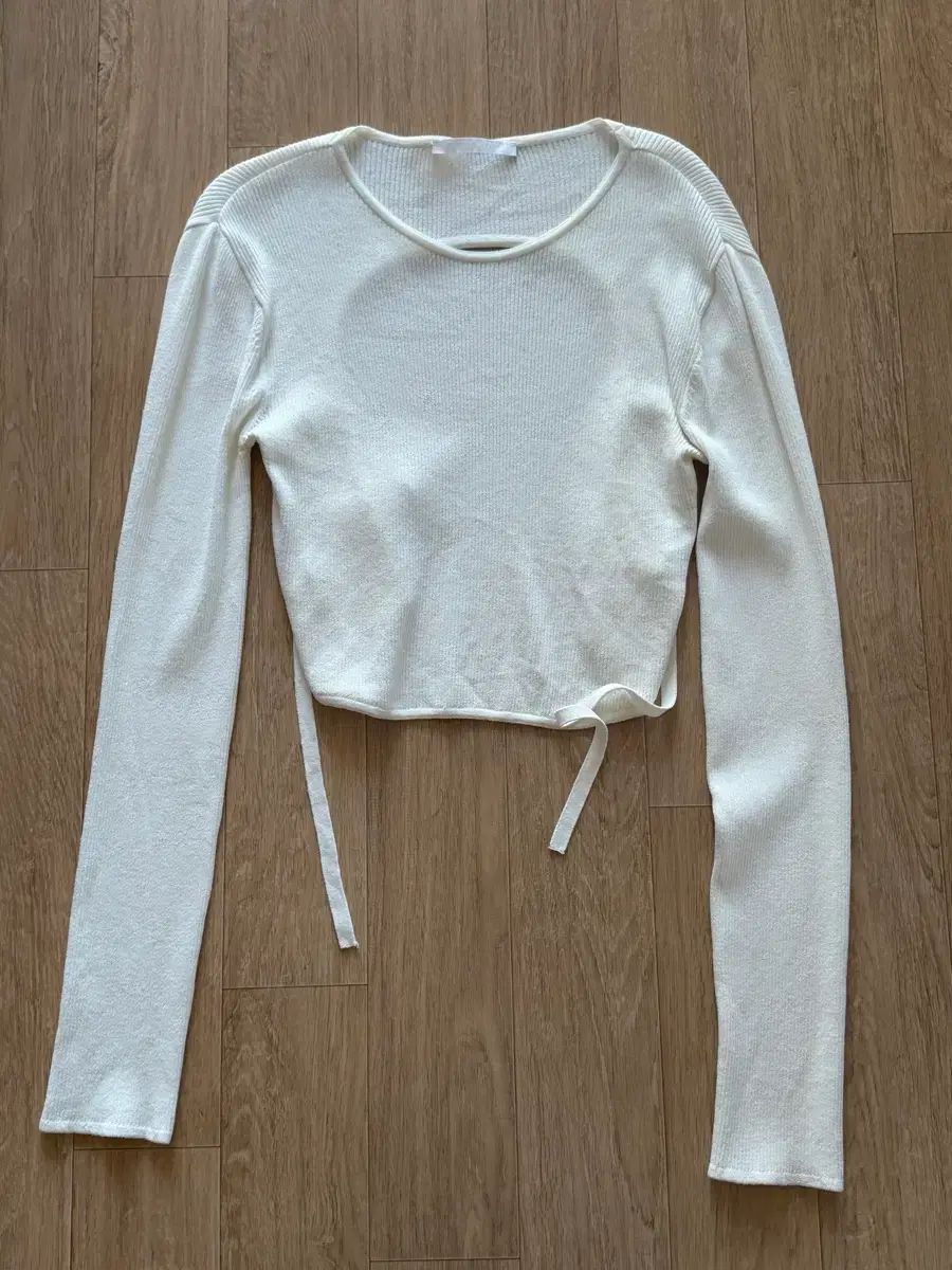 スタジオテーブル BACK HOLE STRING KNIT WHITE