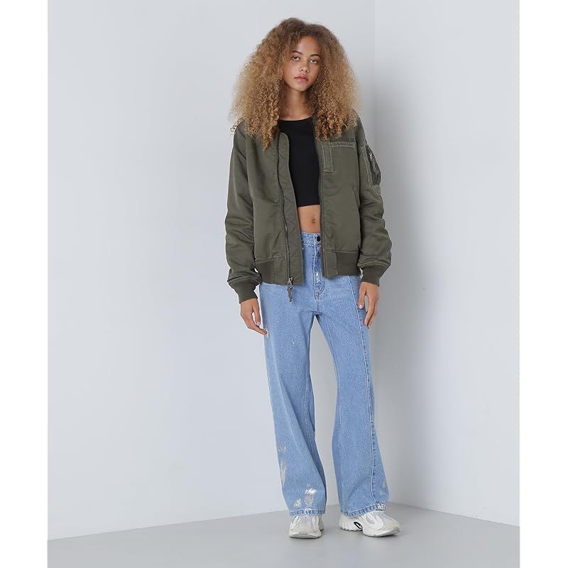 アヴィレックス] CROSSOVER FADED MA-1 CUSTOM フェイデッド MA-1