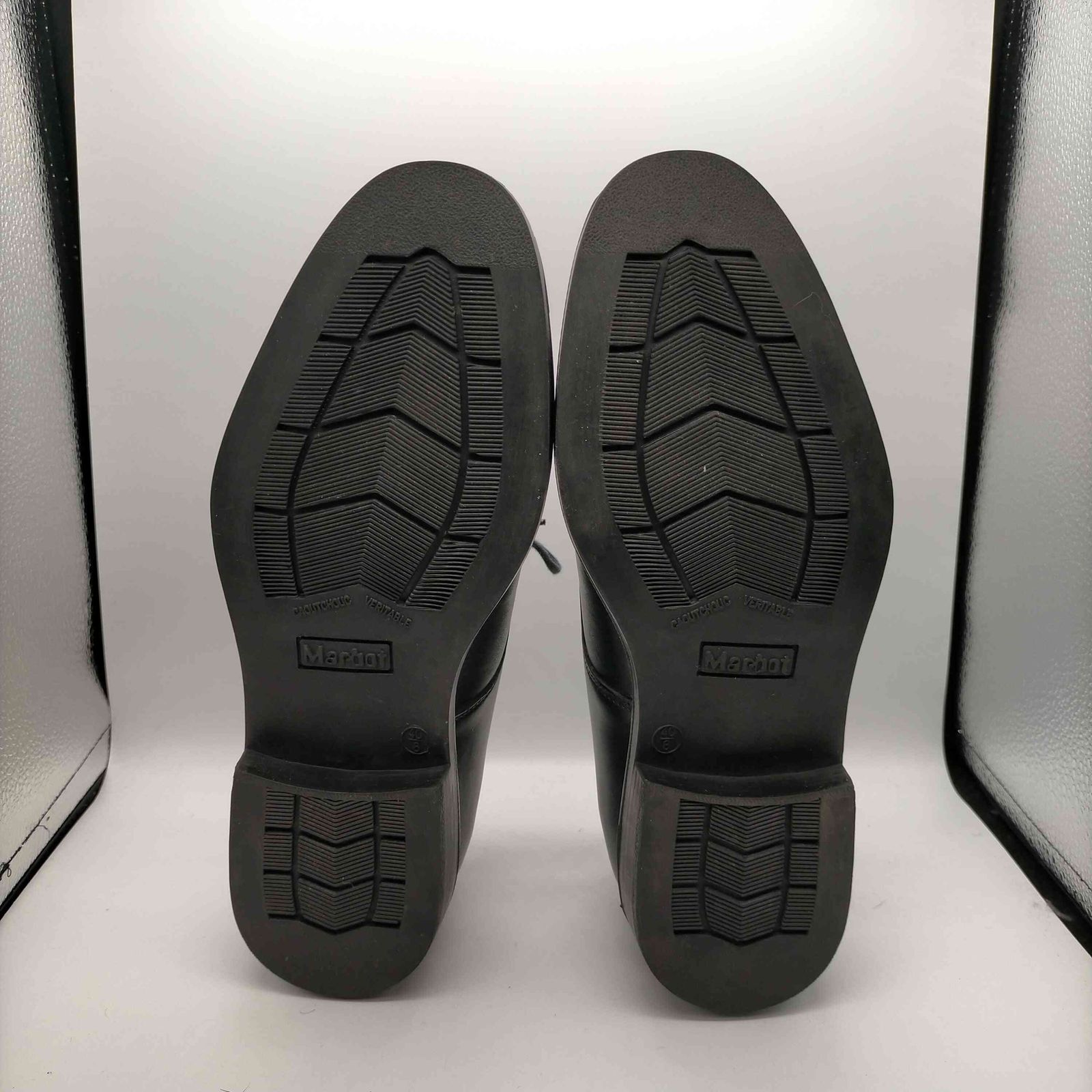  ユーズドフルギ 古着 Marbot フランス製 フランス軍 フレンチアーミー レザー サービスシューズ メンズ EUR 40 その他 ブーツ 革靴