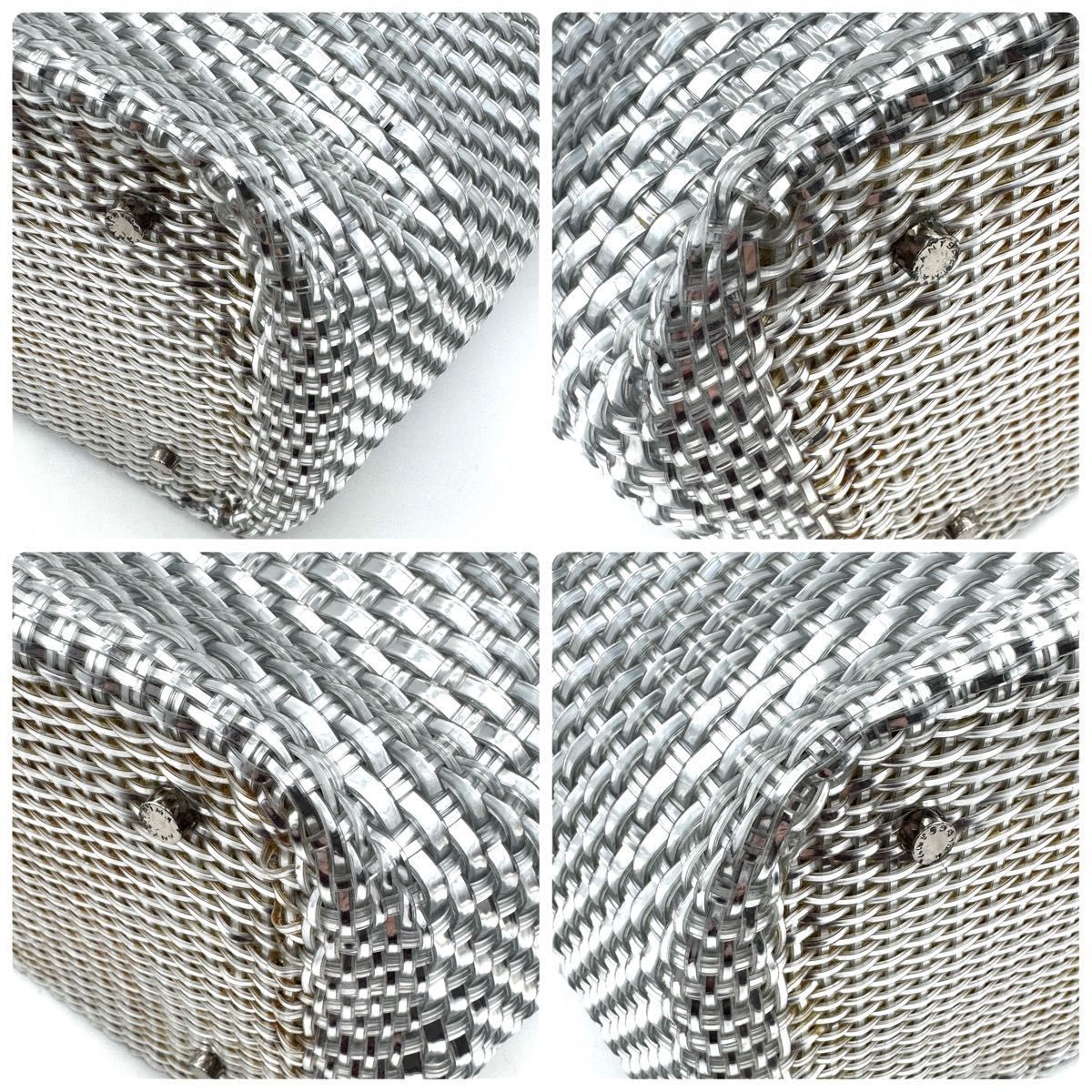 ANTEPRIMA アンテプリマ イントレッチオ ワイヤーバッグ シルバー