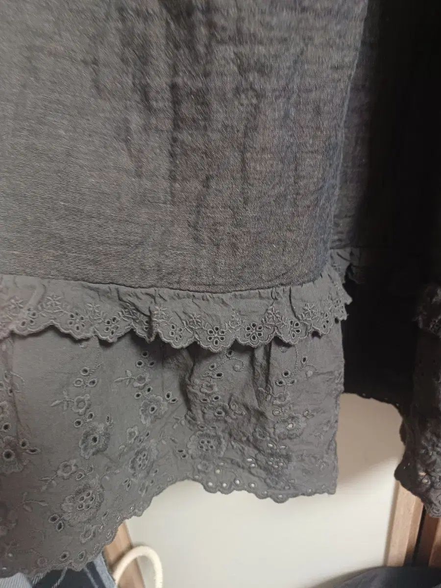 レイヤードキルティングロング丈ワンピース