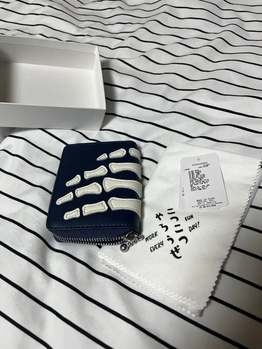 KAPITAL 本 ミニ財布 ネイビー