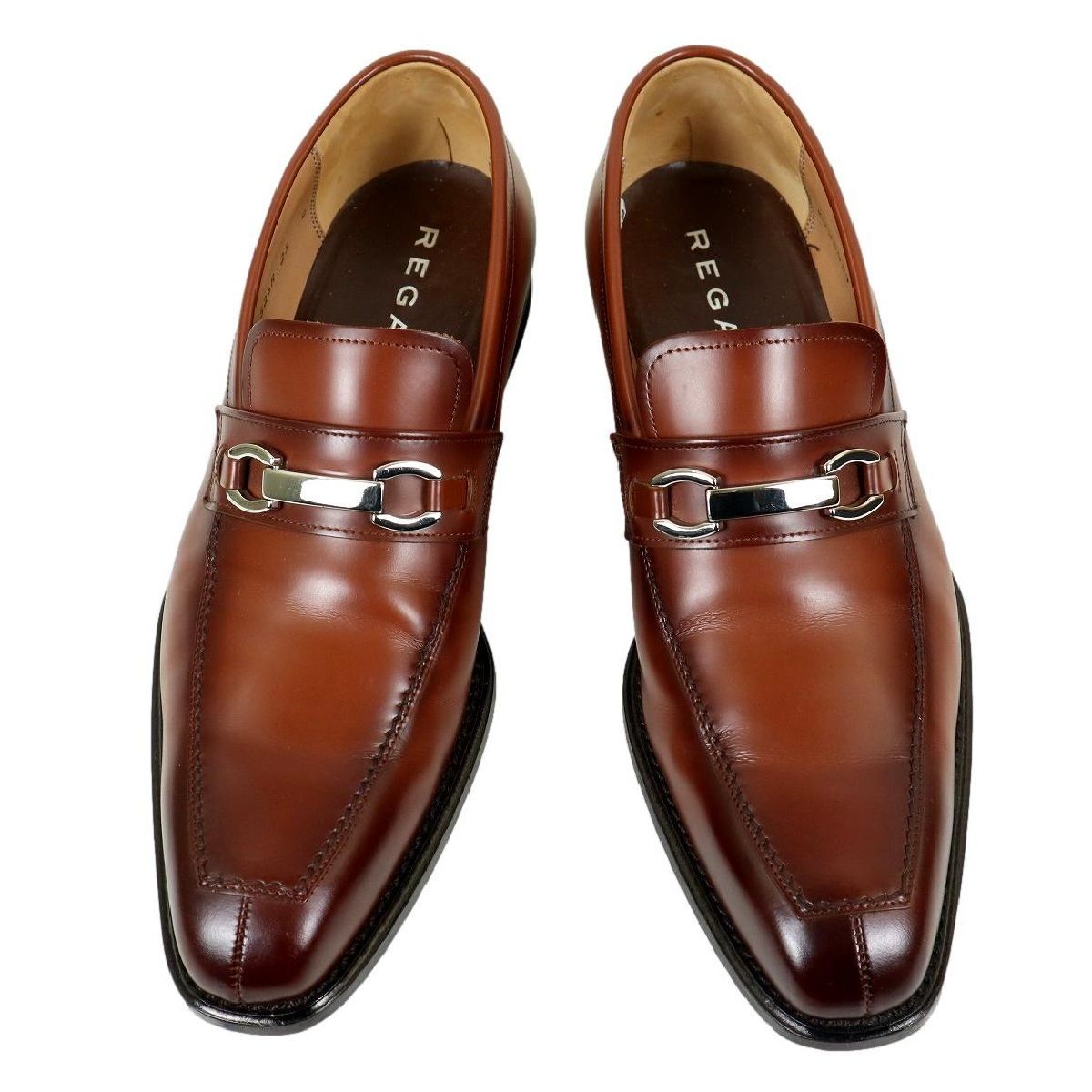 S 3654 日本製 REGAL リーガル ローファー レザーシューズ ビジネスシューズ ガンチーニ オールレザー サイズ25㎝
