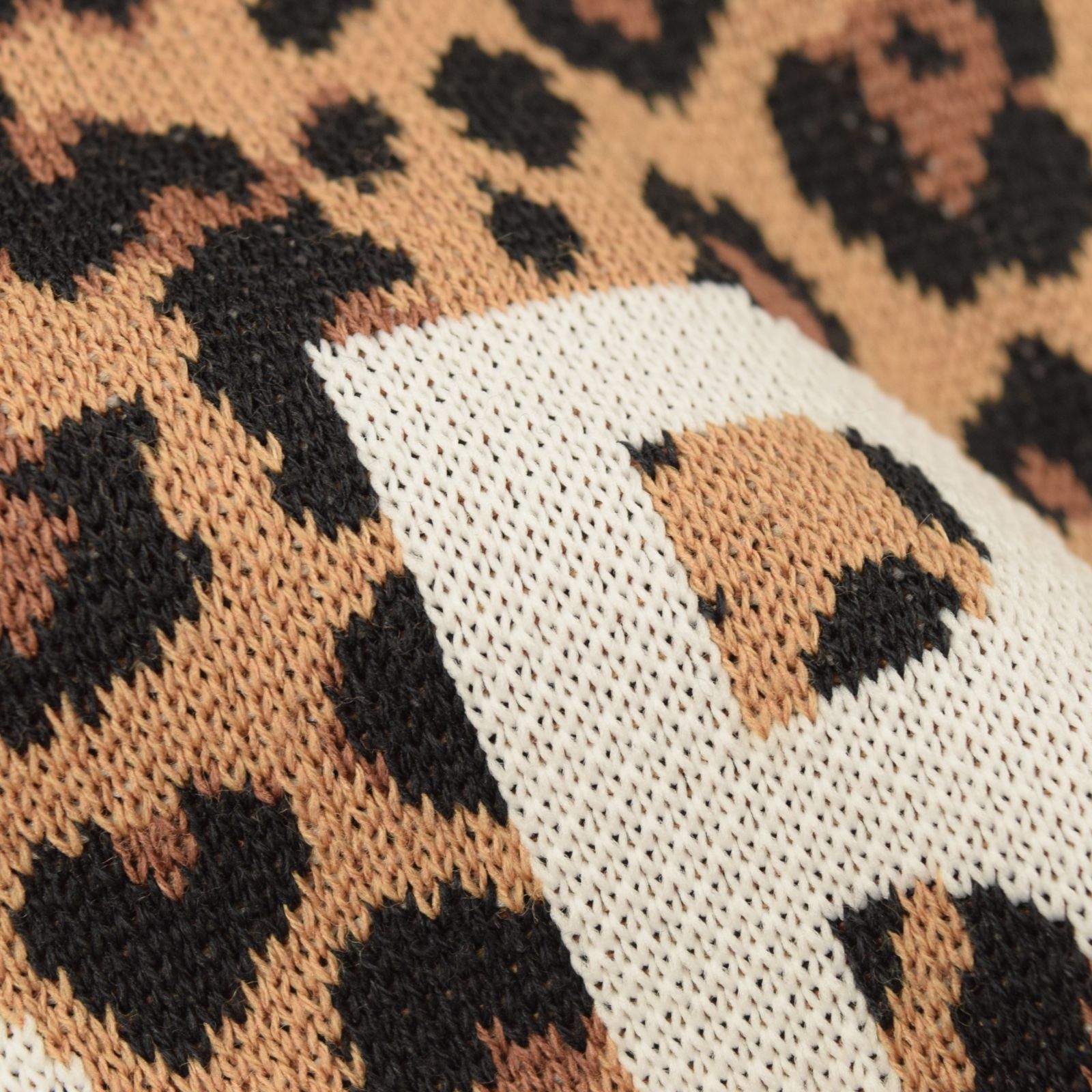 サイズ：0・S・新品】パーリーゲイツ 日本製 レオパード柄