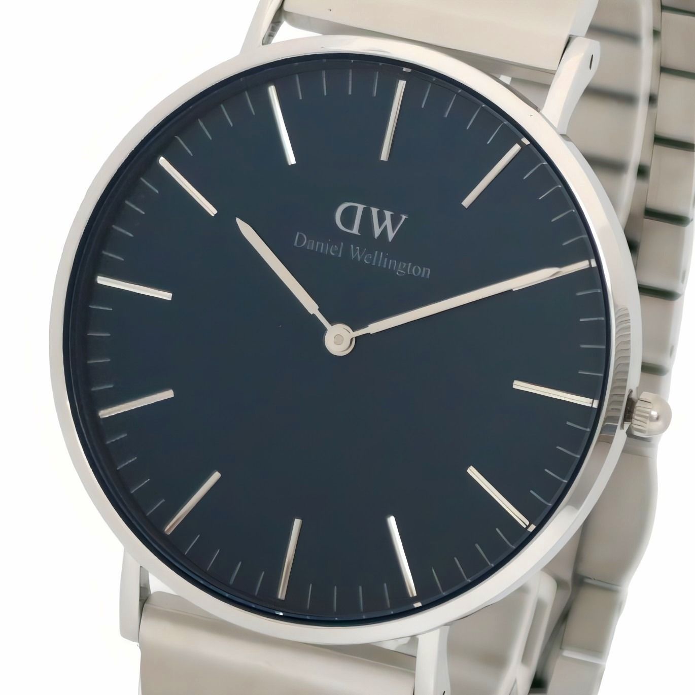 ギフト対応可 ダニエルウェリントン DANIEL 腕時計 CLASSIC PIANO LINK 40 mm メンズ ブルー クオーツ アナログ おしゃれ ブランド 記念 プレゼント ギフト