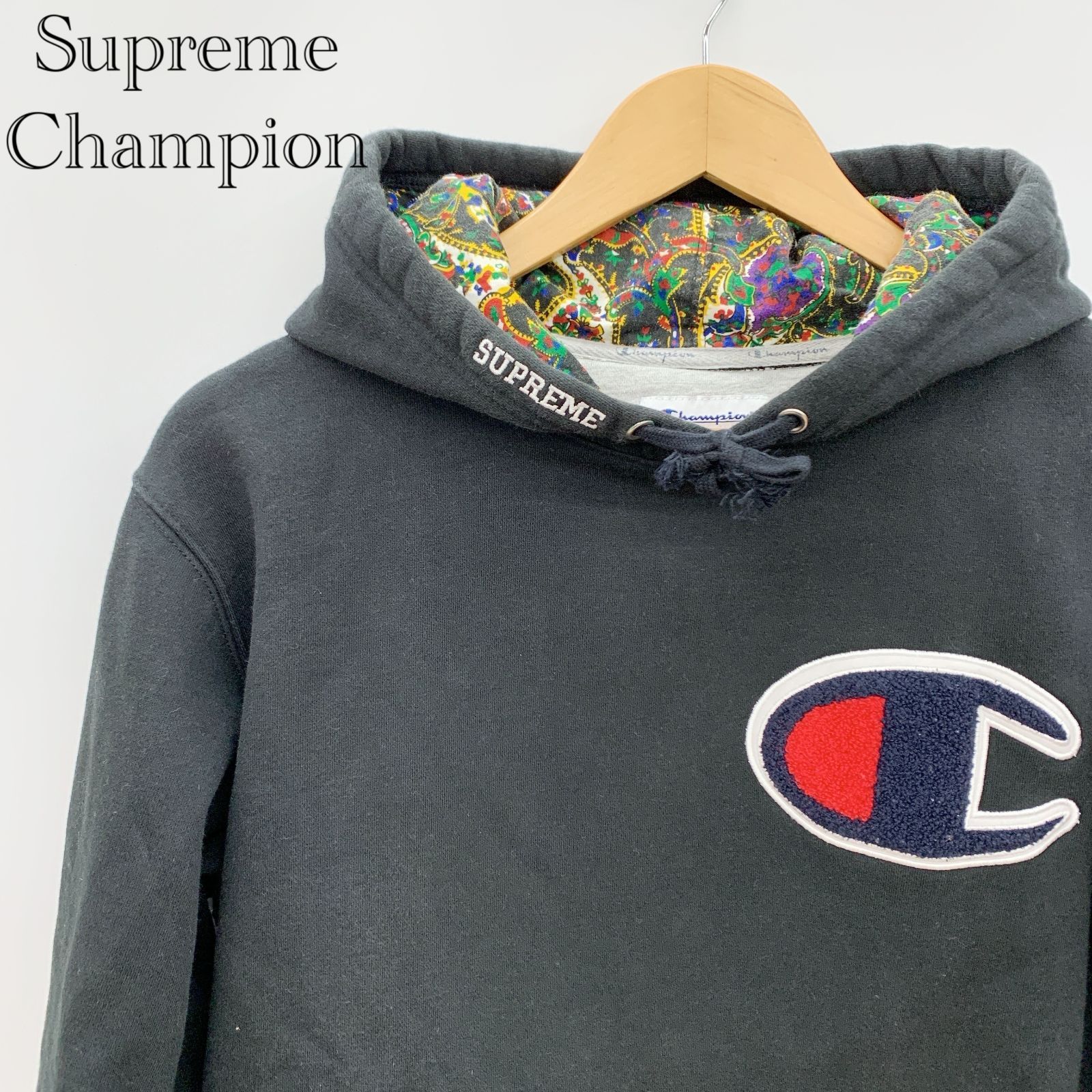 Supreme×Champion シュプリーム チャンピオン パーカー フーディー M