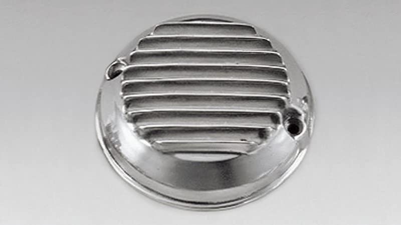 キジマ(Kijima) バイクパーツ ドレスアップカバー ダイナモカバー アルミ製 CB400F空冷エンジン用 HONDA 101-0272 シルバー