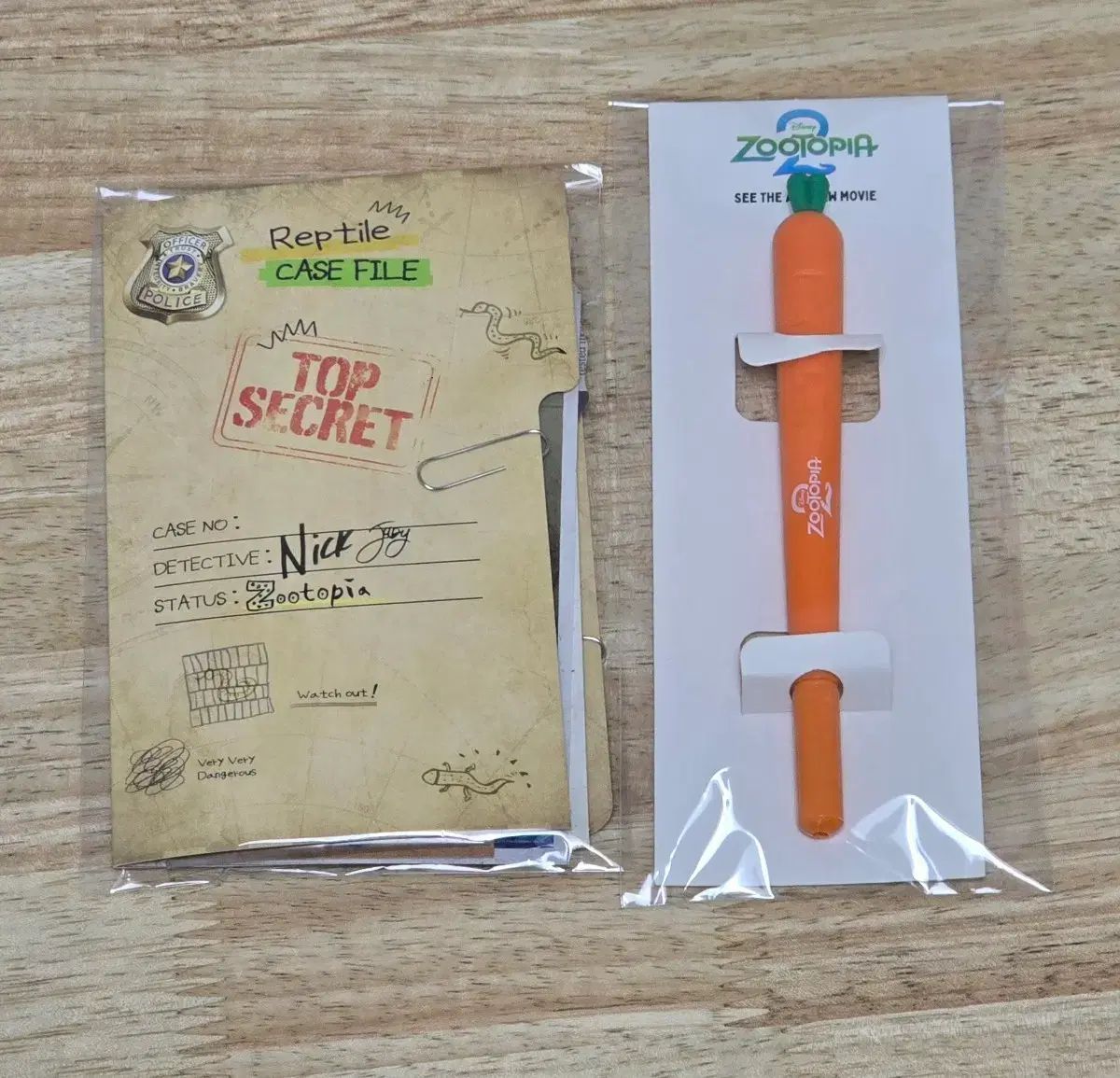 ズートピア事件ファイルセット ロッテシネマ 5週目特典