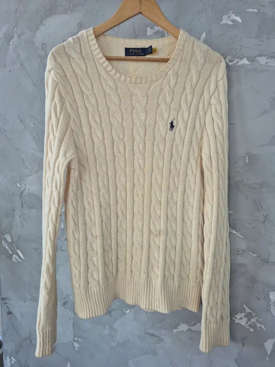 ポロラルフローレン ケーブルニット アイボリー S