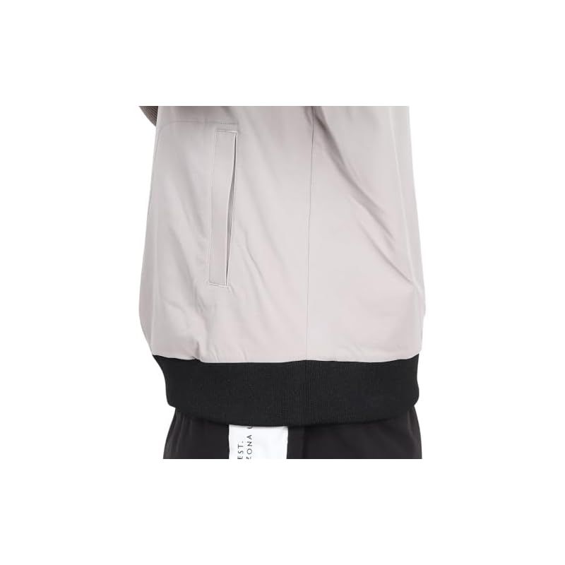 ハーフジップブルゾン ストレッチ性