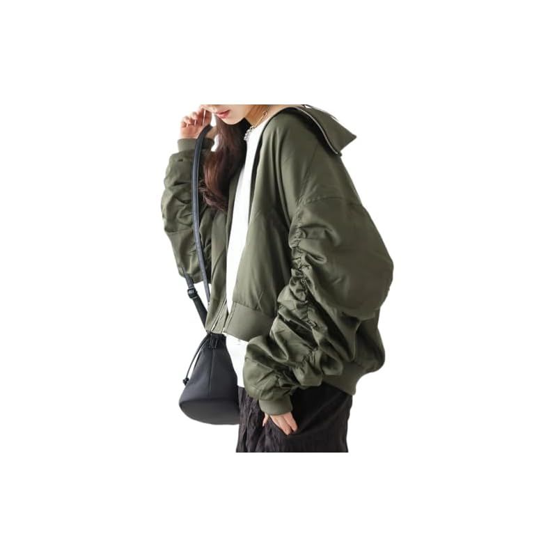 [antiqua] アンティカ ミリタリー ブルゾン レディース ESA-00171 Onesize 02 カーキ 0