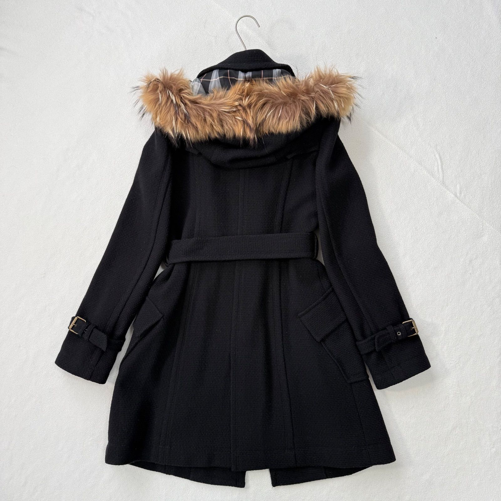 美品・サイズ38・ブラック✨バーバリー ブルーレーベル 3way アンゴラ