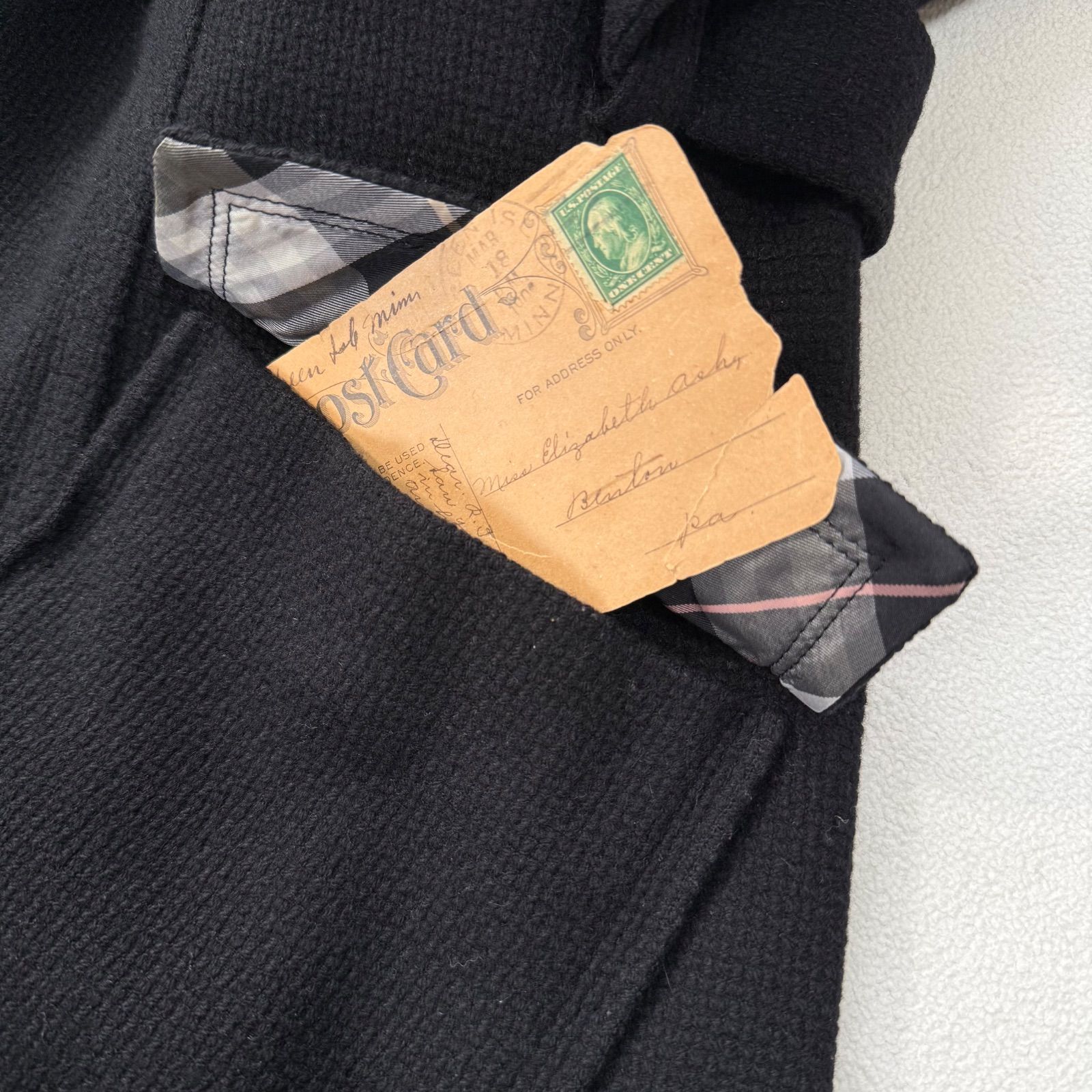 美品・サイズ38・ブラック✨バーバリー ブルーレーベル 3way アンゴラ