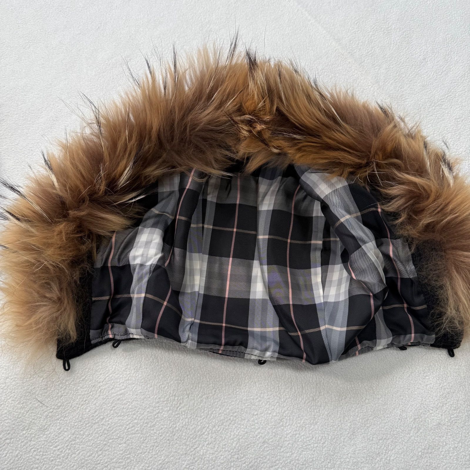 美品・サイズ38・ブラック✨バーバリー ブルーレーベル 3way アンゴラ