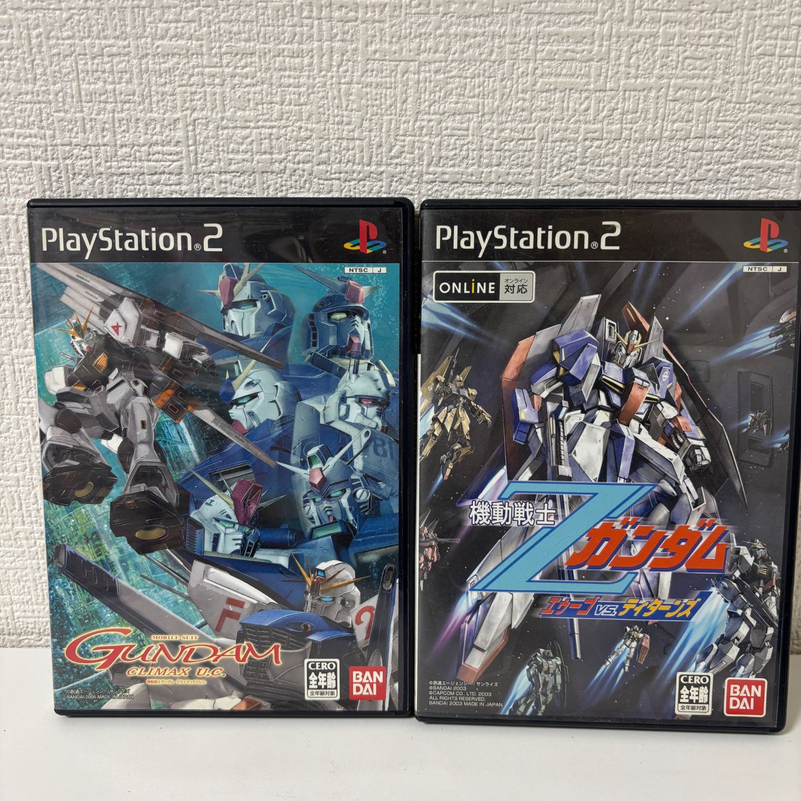PS2 ガンダム名作2本セット CLIMAX U.C. / Zガンダム エゥーゴvs