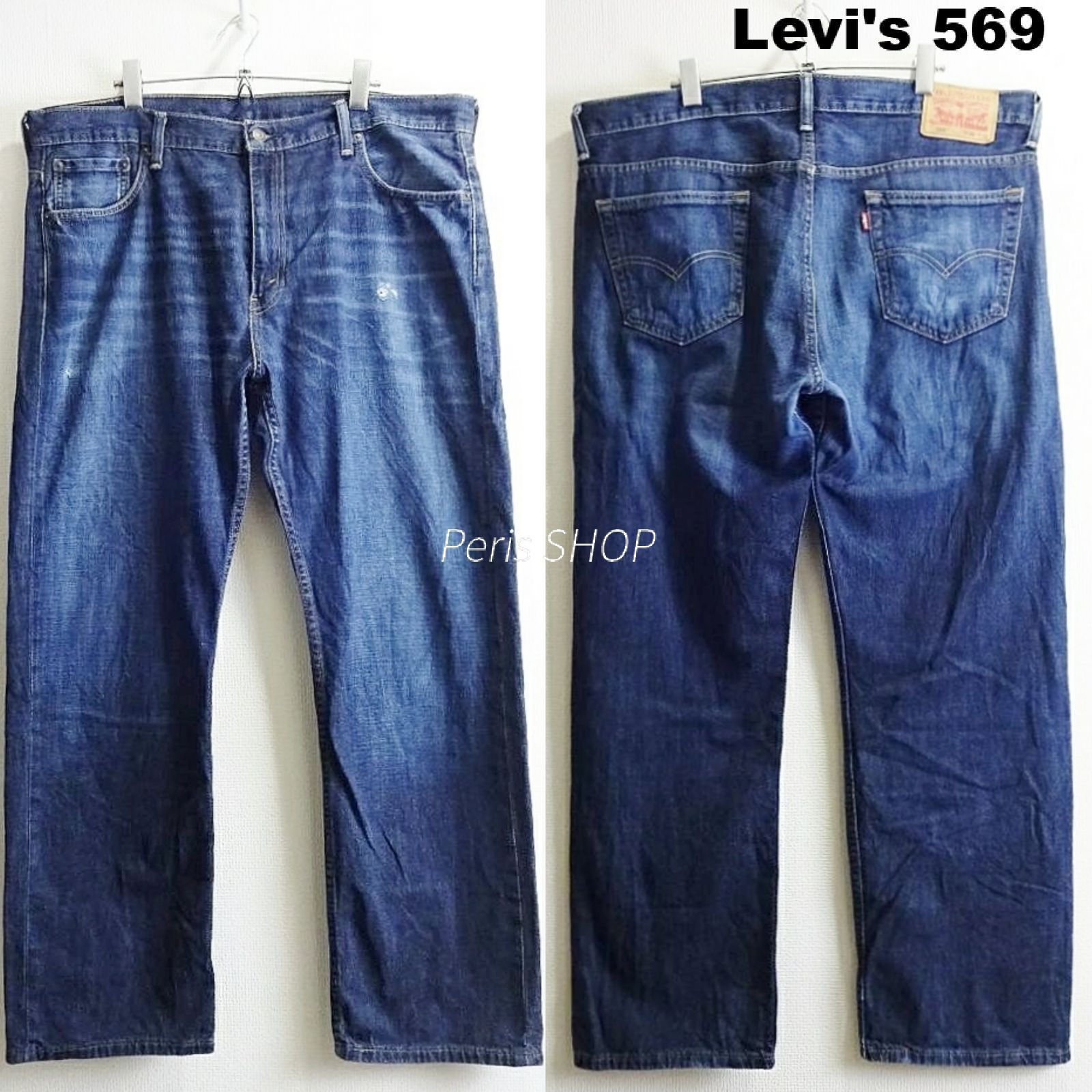 Levi s リーバイス 569 ルーズストレートデニム W 102 cm | 36 2 XL インディゴ ライトオンス メンズ ビッグサイズ