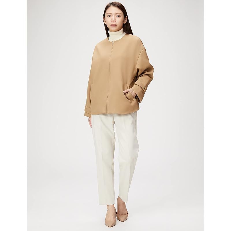  ナチュラルビューティーベーシック アウター トリプルクロスフォルムブルゾン レディース キャメル S 0 コート ジャケット ファッション