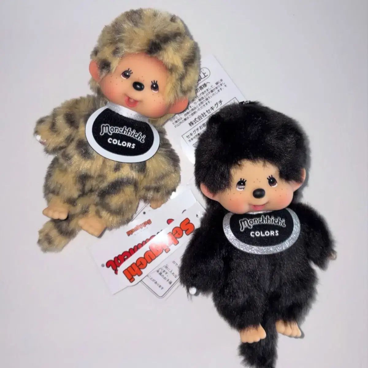 モンチッチ 基本 ブラック レオパード キーホルダー