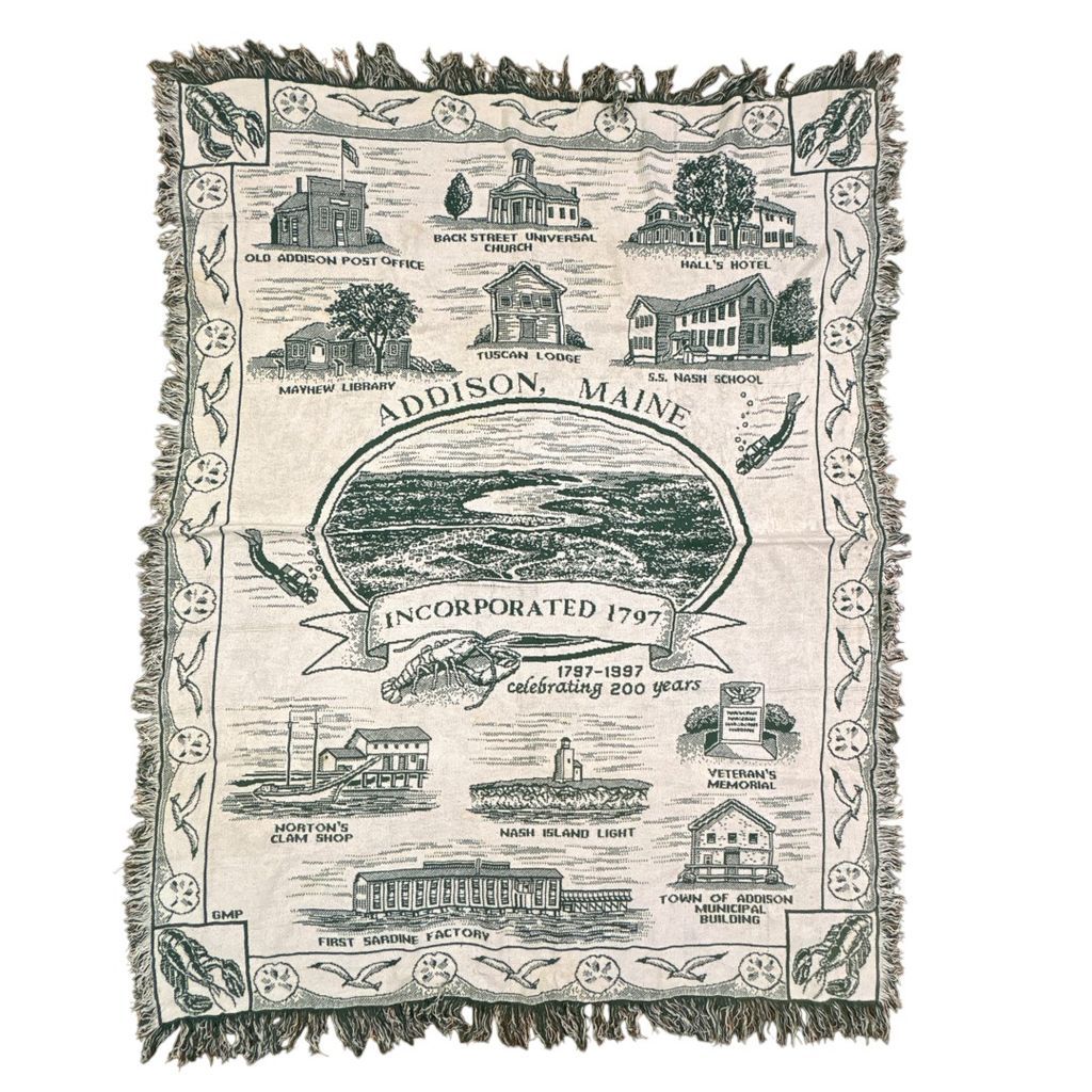 vintageラグ ブランケット マルチカバー タペストリー 名所 90s 90年代