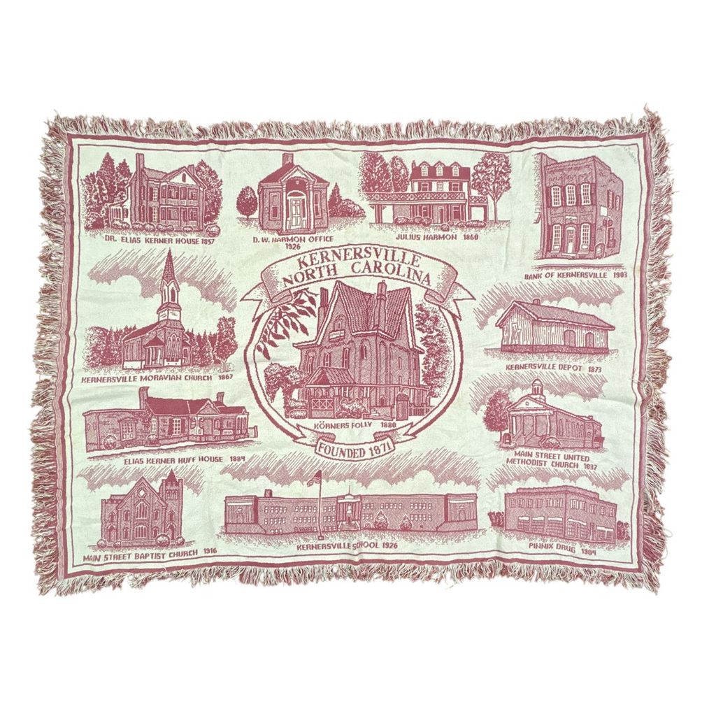 ラグ ブランケット マルチカバー タペストリー 名所 ノースカロライナ州 ケルナーズ フォリー カーナーズビル 歴史 記念 Rug Throw Blanket Landmarks 2427