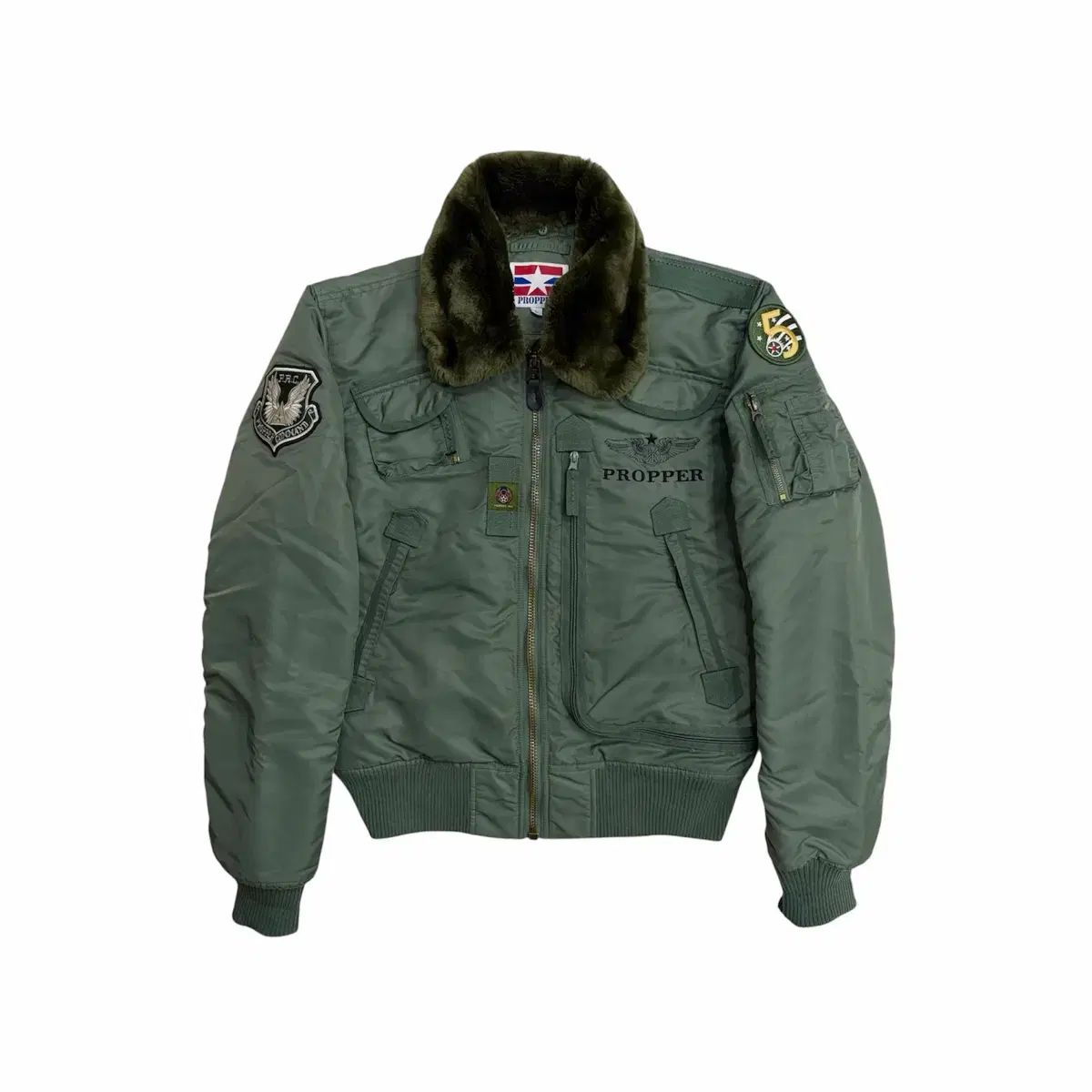 プロパー USA アメリカ空軍 MA-1ジャケット ミリタリー パイロットジャンパー ジャケット 100 L