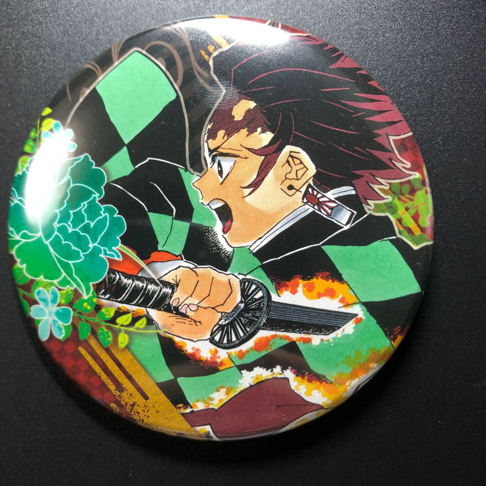 鬼滅の刃 原作 竈門炭治郎 缶バッジ ジャンプショップ - メルカリ