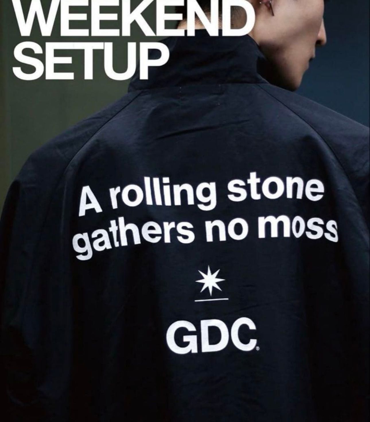 美品 GDC ジーディーシー Weekend Setup ナイロン セットアップ