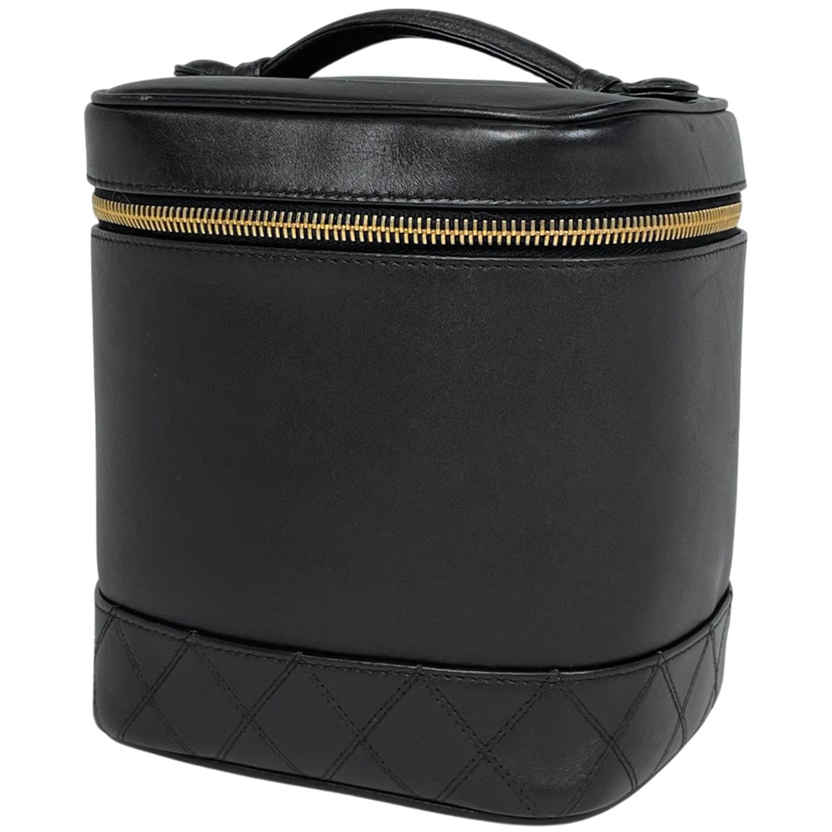 CHANEL バニティバッグ　化粧ポーチ  レザー シャネル CHANEL ココマーク バニティバッグ メイク 小物 ビコローレ